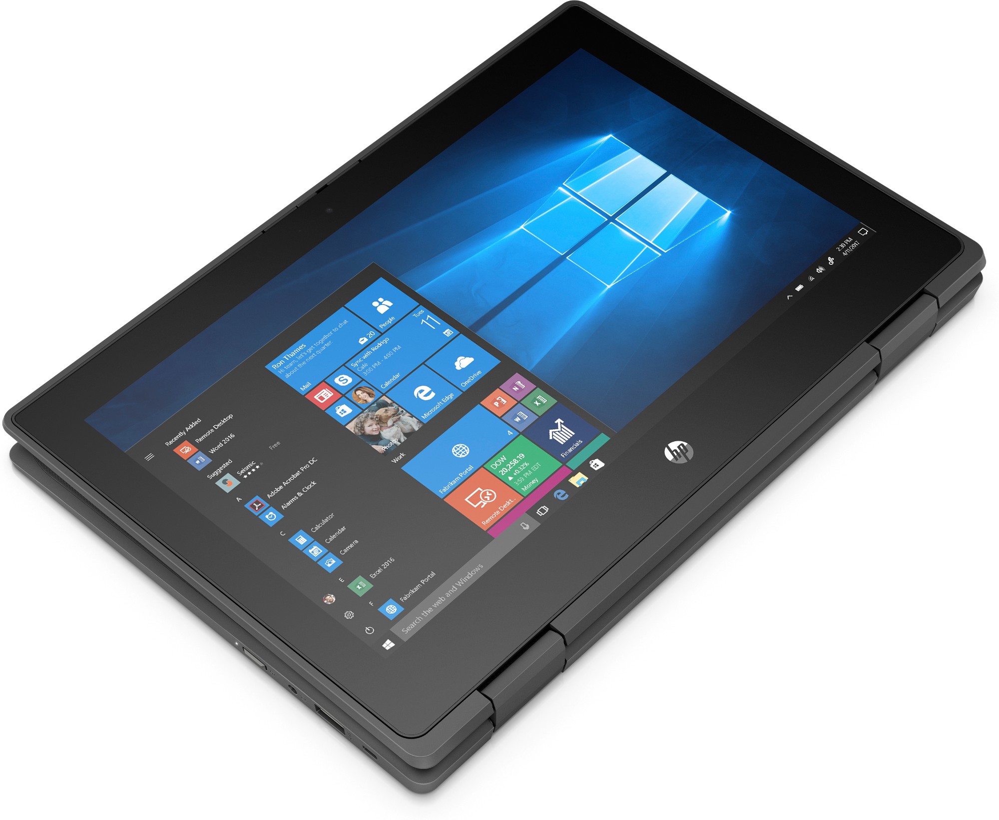 Hp Probook X G Ee Hybrid In Black Cm X