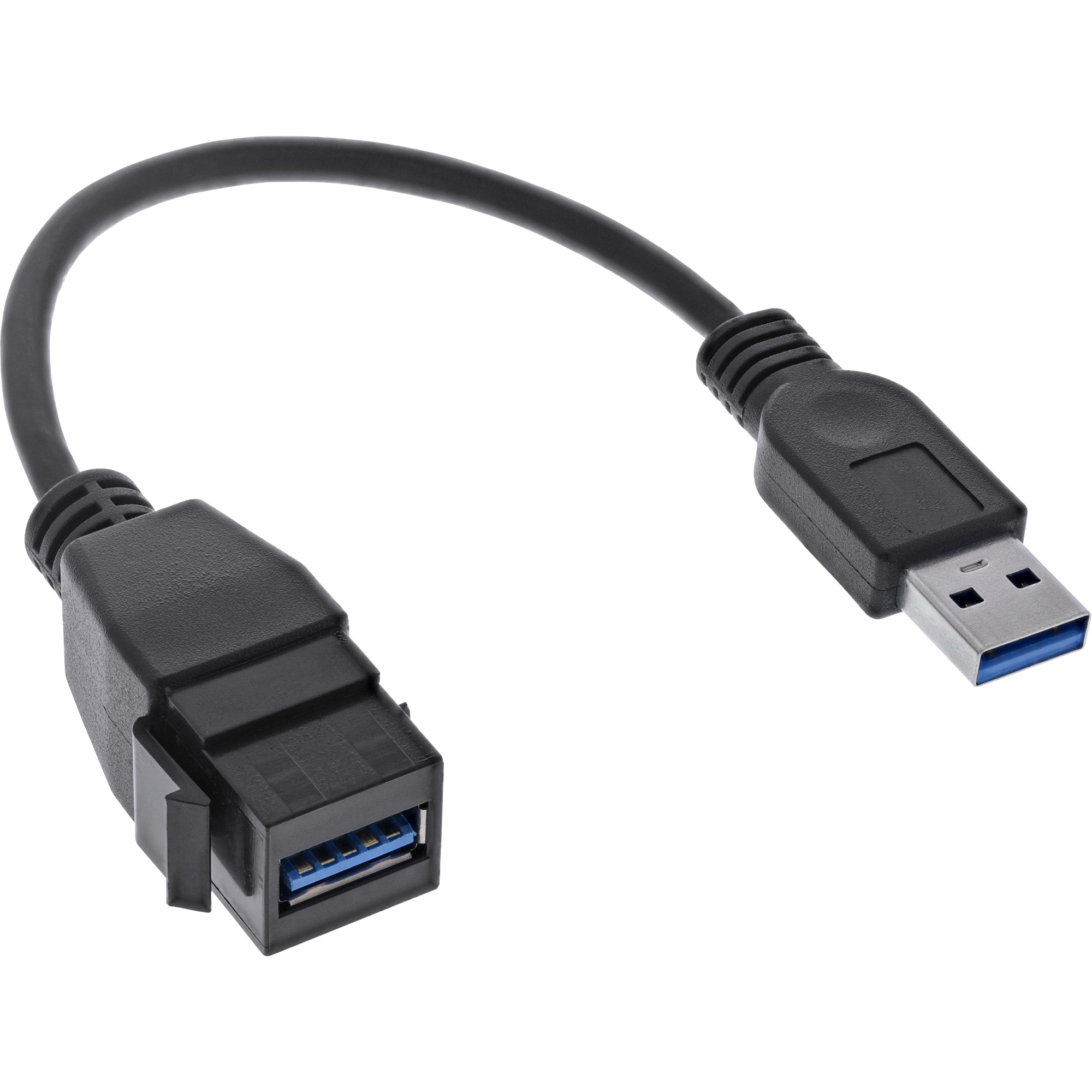 USB 3 2 Gen1 Adapterkabel USB A Stecker Keystone Buchse 0 2