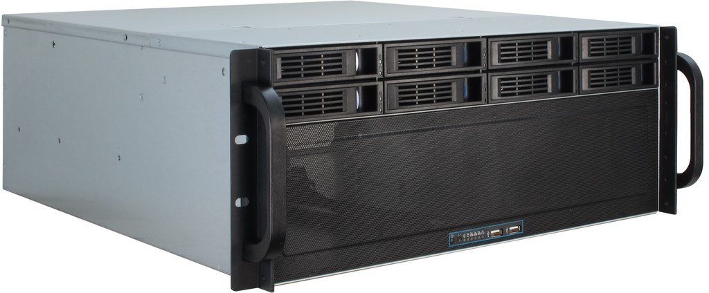 Image of Inter-Tech 4U-4408 Rack Black, Silver