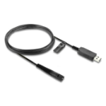 DeLOCK USB Charging Cable 12 V for Electric Shavers compatible with Braun series 1, 3, 5, 7, 9 - shaver charger replacement cable 1 m