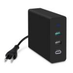 4XEM 4XUSBCAAPWR75W mobile device charger Indoor Black