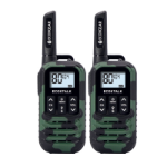 EcoXgear EcoX UHF 0.5W 2 Pk Blk/GrnCamo