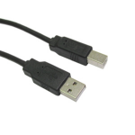 Cables Direct CDL-101H USB cable 0.5 m USB A USB B Black