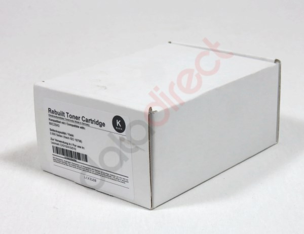 LEX802SKRM DATA DIRECT Lexmark CX310/410/510 Toner Black Remanufactured 802SKRM 2.5K