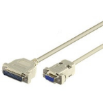 Microconnect IBM029 serial cable Grey 3 m DB-9 DB-25