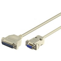Image of Microconnect DB-9/DB-25 M/F 3m serial cable Grey