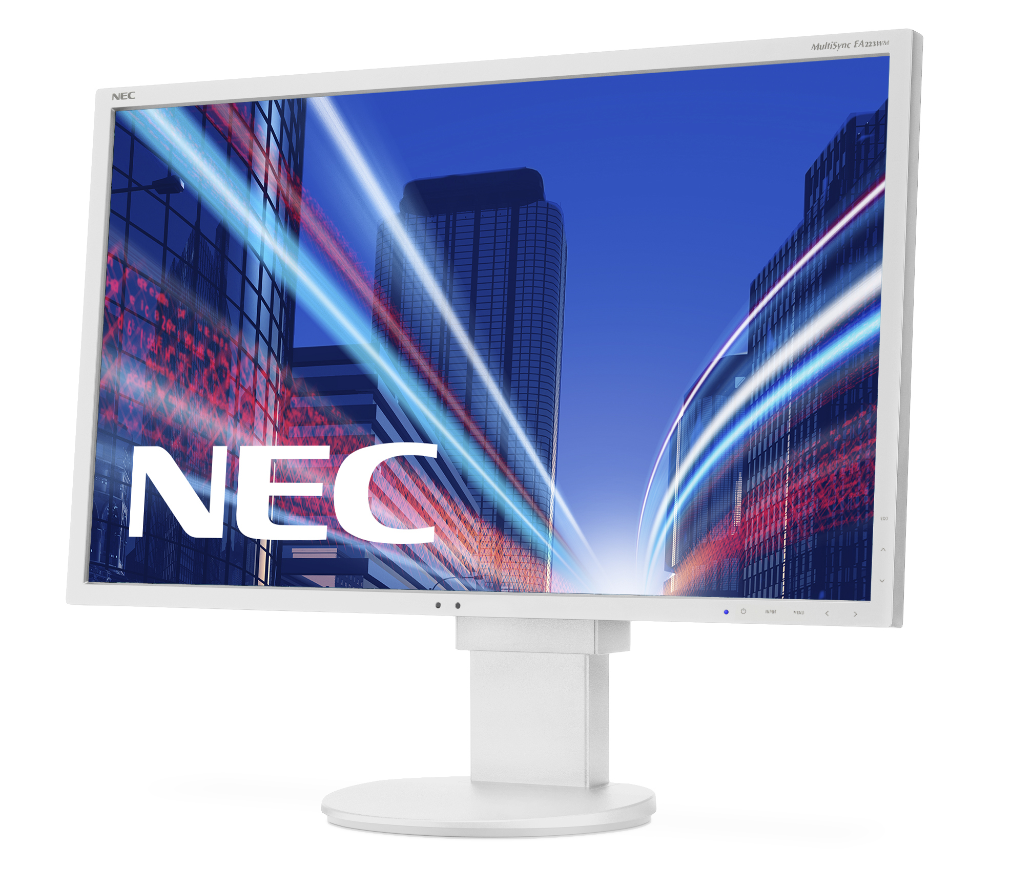 NEC MultiSync EA223WM LED display 55.9 cm (22") 1680 x 1050 pixels WSXGA+ White