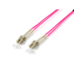 Equip LC/LC Fiber Optic Patch Cable, OM4, 10m