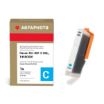 AgfaPhoto APCCLI581XXLC inktcartridge 1 stuk(s) Compatibel Extra (Super) hoog rendement Cyaan