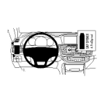 Brodit ProClip 804821 Passieve houder Mobiele telefoon/Smartphone, Draagbare mobiele computer Zwart