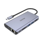 UNITEK uHUB S7 USB 3.2 Gen 1 (3.1 Gen 1) Type-C Grey