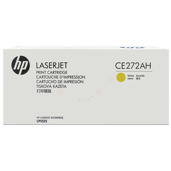 HP CE272AH/650A Toner cartridge yellow Contract. 15K pages ISO/IEC 197