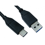 Cables Direct USB3C-921-2M USB cable USB 3.2 Gen 1 (3.1 Gen 1) USB C USB A Black