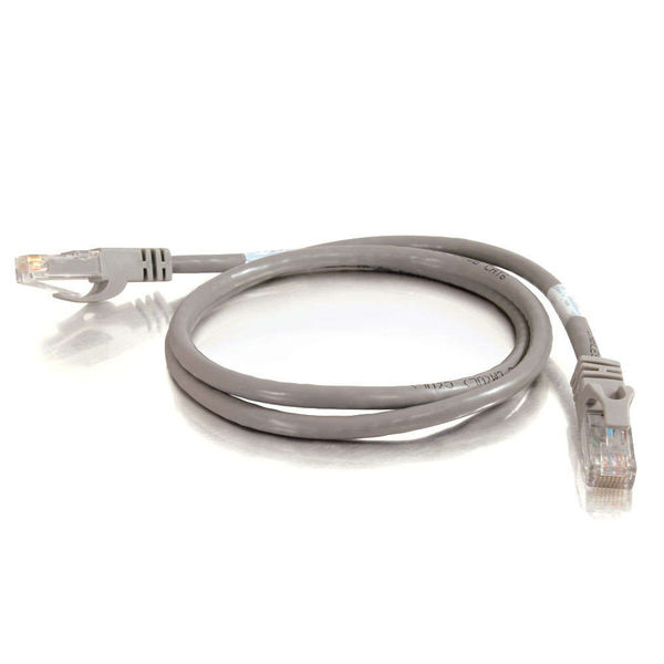 C2G 5m Cat6a Booted Shielded (STP) Network Patch Cable - Grey