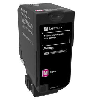 Image of Lexmark 74C20M0 Toner-kit magenta return program, 3K pages ISO/IEC...