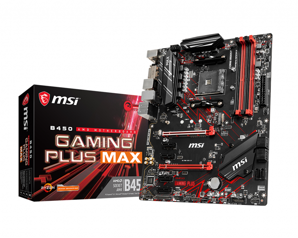 Image of MSI B450 GAMING PLUS MAX motherboard AMD B450 Socket AM4 ATX