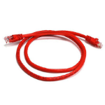 8WARE CAT6A Cable 0.5m (50cm) - Red Color RJ45 Ethernet Network LAN UTP Patch Cord Snagless