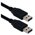 QVS CC2229C-06BK USB cable 71.7" (1.82 m) USB 3.2 Gen 1 (3.1 Gen 1) USB A Black