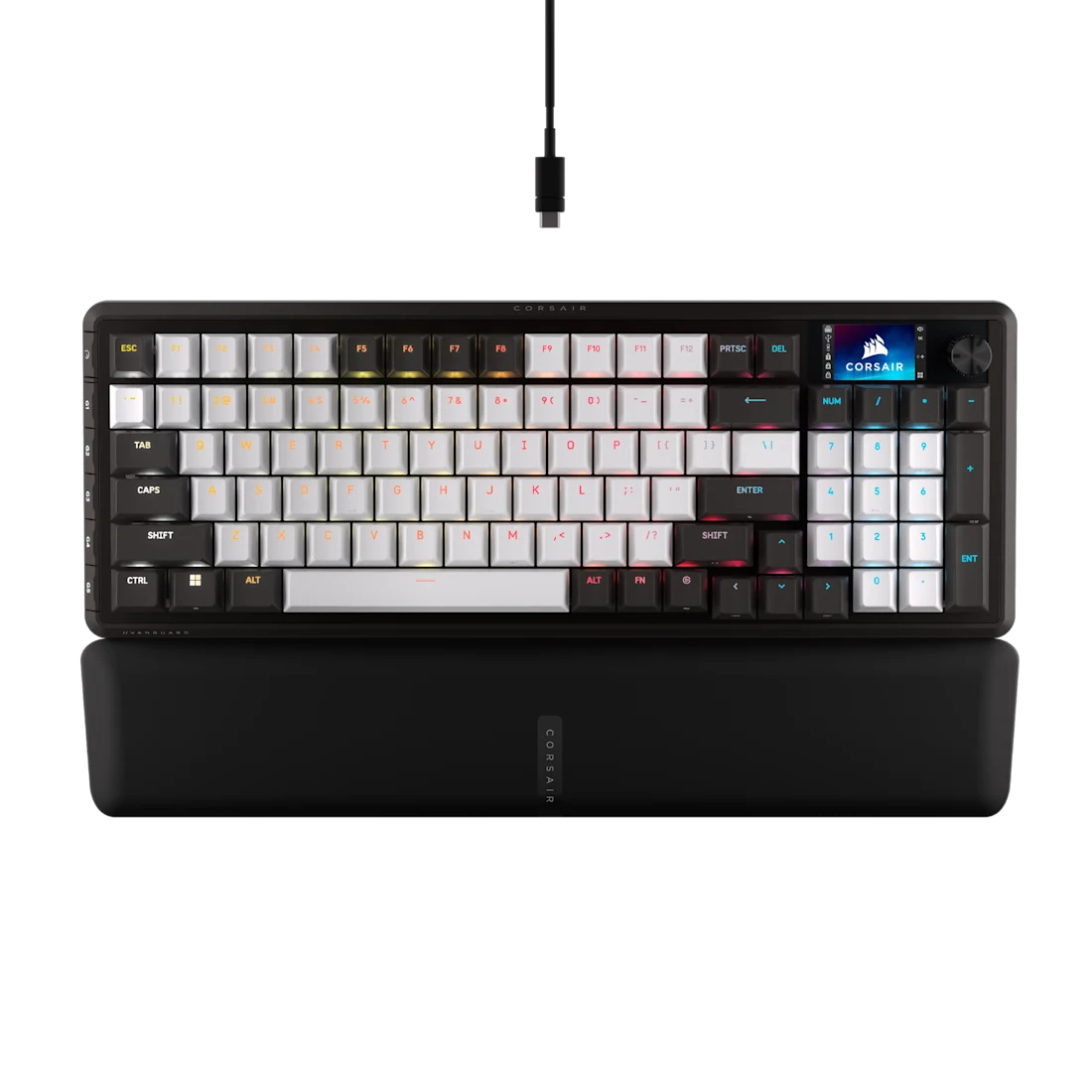 Corsair CH-91E921E-UK keyboard Gaming USB QWERTY UK English Black. Whi