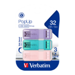 Verbatim PopUp USB2.0 USB flash drive 32 GB USB Type-A 2.0 Multicolour