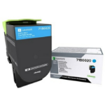 Lexmark 73B0020 Toner-kit cyan, 15K pages ISO/IEC 19752 for Lexmark CS 827