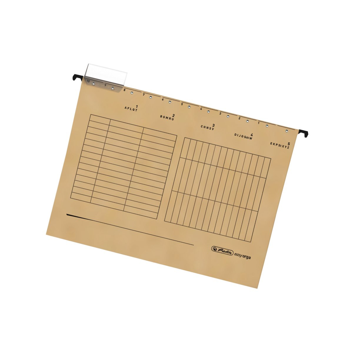 Image of Herlitz 5874458 hanging folder A4 Cardboard Brown 5 pc(s)