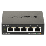 D-Link DGS-1100-05V2 network switch Smart Managed, L2, Gigabit Ethernet (10/100/1000) Black