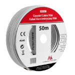 Maclean MCTV-571 coaxial cable 50 m White