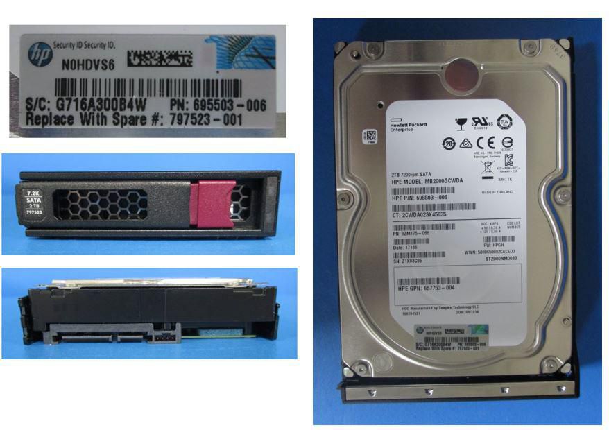 HPE DRV HD 2 6G 7.2K 3.5 S LP