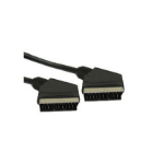 Cables Direct 10m SCART SCART cable SCART (21-pin) Black