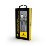 Cablexpert CC-USB2B-AMMBM-2M-WB2 USB-kabel USB 2.0 USB A Micro-USB B Grijs, Wit