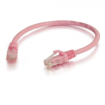 C2G 50855 networking cable Pink 11.8" (0.3 m) Cat6a U/UTP (UTP)