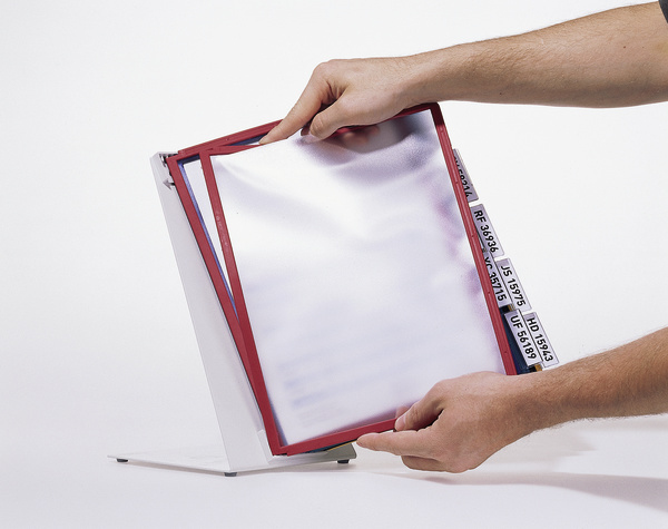 Durable VARIO document display carousel Desk Portrait A4
