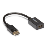 StarTech.com DP2HDMI2 video cable adapter 8.27" (0.21 m) DisplayPort HDMI Black