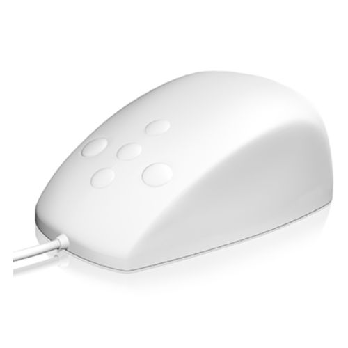 Image of ICY BOX Keysonic (KSM-3020M-W) Waterproof Silicone Mouse IP68 Dust...