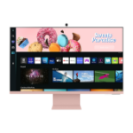 Samsung S32BM80PUU computer monitor 81,3 cm (32") 3840 x 2160 Pixels 4K Ultra HD LED Roze, Wit