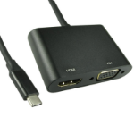 FDL USB TYPE-C TO HDMI & VGA ADAPTER / SPLITTER