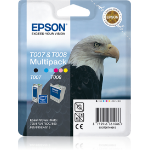 Epson C13T00740310/T007+T008 Ink cartridge multi pack black + color 540 pg + 220 pg Pack=2 for Epson Stylus Photo 870