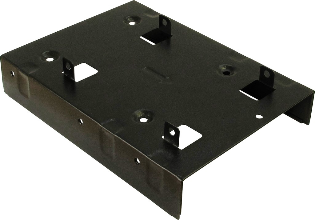 Image of Inter-Tech 88885232 drive bay panel 2x 2.5" Bezel panel Black