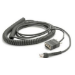 Zebra CBA-R06-C20PBR serial cable Black 6 m RJ-45 DB9