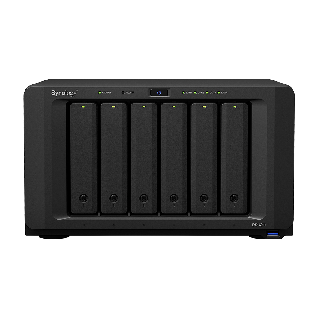 DS1621+/72TB-HAT53 SYNOLOGY Diskstation DS1621+ 72TB (Synology HAT5300) 6 bay - Data management and protection