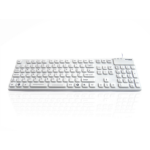 Accuratus AccuMed 105 keyboard Medical USB + PS/2 QWERTY UK English White