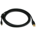 Monoprice 5448 USB cable USB 2.0 70.9" (1.8 m) USB A Mini-USB B Black