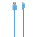 Belkin F2CU012BT2M-BLU USB cable 2 m USB A Micro-USB B Male Blue