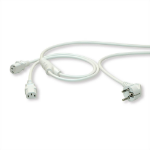 ROLINE 19.08.1023 power cable White 2 m CEE7/7 IEC C13