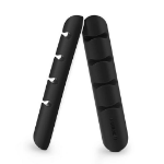 Ugreen EU Product - 2x self-adhesive organizer for 4 cables - Black