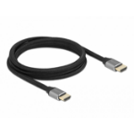 DeLOCK Ultra High Speed HDMI Cable 48 Gbps 8K 60 Hz grey 2 m certified