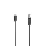 Hama 00200642 USB cable USB 2.0 1.5 m USB C USB B Black