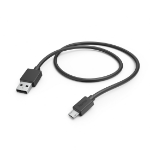 Hama 00201584 USB cable 1 m USB 2.0 Micro-USB A USB A Black