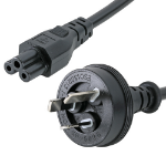 Cablenet 2m Australian (3 Pin) - IEC C5 Black PVC 0.75mm Power Leads